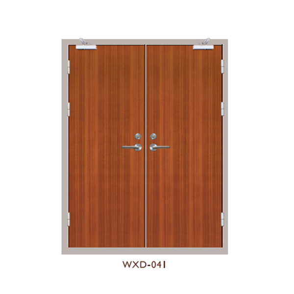 鋼木質隔熱防火門WXD-041